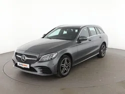 Grau Gebraucht 2021 Mercedes C180 AMG line Kombi | 27.600 € (Superpreis)