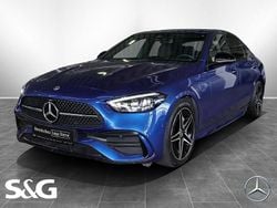 Metalliclack spektralblau Gebraucht 2024 Mercedes C200 AMG Limousine | 43.380 € (Teuer)