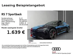 Sebringschwarz kristalleffekt Neu 2024 Audi RS7 Sportback Performance Kleinwagen | 139.888 € (Superpreis)