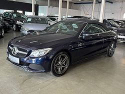 Blau Gebraucht 2018 Mercedes C220 AMG Cabrio | 27.900 € (Fairer Preis)