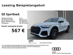 Gletscherweiß metallic Gebraucht 2024 Audi Q5 Sportback Ambiente SUV | 57.810 € (Teuer)