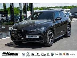 Schwarz Gebraucht 2024 Alfa Romeo Stelvio Premium SUV | 43.895 € (Fairer Preis)