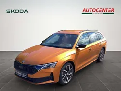 Orange met. Gebraucht 2024 Skoda Octavia SportLine Kombi | 36.500 € (Etwas zu teuer)