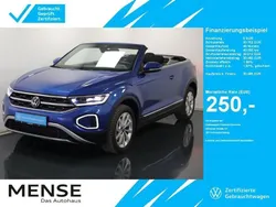 Ravennablau metallic Gebraucht 2024 VW T-Roc Cabriolet Style Cabrio | 30.485 € (Fairer Preis)