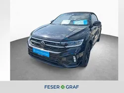 Deep black perleffekt schwarz Gebraucht 2024 VW T-Roc Cabriolet R-line Cabrio | 32.340 € (Guter Preis)