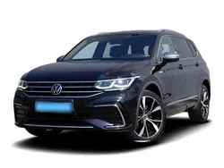 Schwarz Gebraucht 2021 VW Tiguan Allspace R-line SUV | 39.049 € (Teuer)