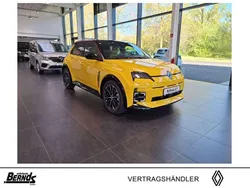 Pop yellow! metallic, dach bla Neu 2025 Renault R5 Iconic Kleinwagen | 29.998 € (Guter Preis)