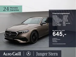 Metalliclack samtbraun Gebraucht 2024 Mercedes E300 AMG Kombi | 55.900 € (Superpreis)