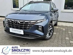 Teal blue / met Gebraucht 2021 Hyundai Tucson Trend SUV | 23.990 € (Fairer Preis)