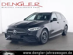 Schwarz Gebraucht 2024 Mercedes C180 AMG line Limousine | 37.790 € (Fairer Preis)