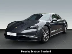 Vulkangraumetallic (metallic) Gebraucht 2022 Porsche Taycan Limousine | 62.900 € (Fairer Preis)