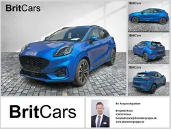 Dynamic blau met Gebraucht 2024 Ford Puma ST-Line X SUV | 24.749 € (Guter Preis)