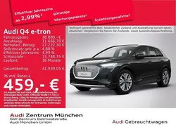 Mythosschwarz metallic Gebraucht 2023 Audi Q4 e-tron Advanced SUV | 38.889 € (Teuer)
