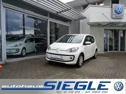 Weiß Gebraucht 2013 VW up! move up! Kleinwagen | 6.940 € (Etwas zu teuer)