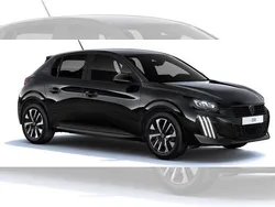 Schwarz (perla nera schwarz metallic) Neu 2025 Peugeot e-208 Business-Line Kleinwagen | 34.390 € (Teuer)