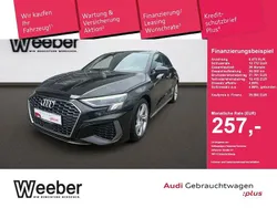 Mythosschwarz (metallic) Gebraucht 2022 Audi A3 Sportback Design Limousine | 25.890 € (Guter Preis)