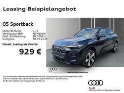 Schwarz Neu 2025 Audi Q5 Sportback S-Line SUV | 78.430 €
