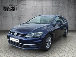 Atlantik blue (metallic) Gebraucht 2019 VW Golf VII Comfortline Kombi | 16.890 € (Guter Preis)