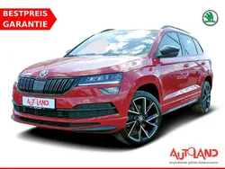 Velvet rot metallic (metallic) Gebraucht 2020 Skoda Karoq SportLine SUV | 25.950 € (Etwas zu teuer)