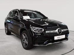 Obsidianschwarz metallic Gebraucht 2021 Mercedes GLC300e AMG line SUV | 34.990 € (Fairer Preis)