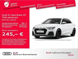 Gletscherweiß metallic Gebraucht 2024 Audi A1 Sportback Advanced Plus Kleinwagen | 22.680 € (Guter Preis)