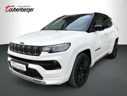 White / black top (schwarz) Gebraucht 2023 Jeep Compass SUV | 30.940 € (Etwas zu teuer)