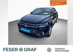 Deep black perleffekt Gebraucht 2024 VW T-Roc Cabriolet R-line Cabrio | 31.990 € (Superpreis)