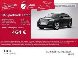 Mythosschwarz metallic Gebraucht 2025 Audi Q4 Sportback e-tron Ambiente SUV | 48.290 €