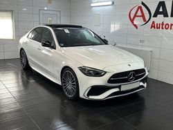 Weiß Gebraucht 2023 Mercedes C300 AMG line Limousine | 46.750 € (Teuer)