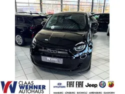 Onyx schwarz) (schwarz Gebraucht 2021 Fiat 500e Action Kleinwagen | 11.990 € (Fairer Preis)