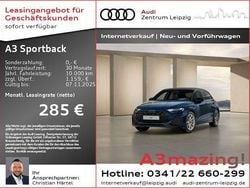 Blau Neu 2025 Audi A3 Sportback S-Line Kleinwagen | 39.490 € (Fairer Preis)