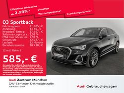 Mythosschwarz metallic Gebraucht 2022 Audi Q3 Sportback Ambiente SUV | 41.885 € (Fairer Preis)