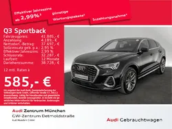 Mythosschwarz metallic Gebraucht 2022 Audi Q3 Sportback Ambiente SUV | 41.885 € (Guter Preis)