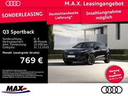 Schwarz Neu 2025 Audi Q3 Sportback S-Line SUV | 62.980 € (Teuer)