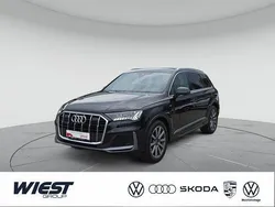 Mythosschwarz metallic Gebraucht 2021 Audi Q7 S-Line SUV | 49.999 € (Guter Preis)