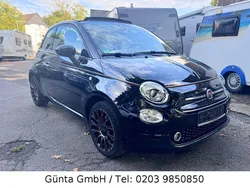 Schwarz Gebraucht 2019 Fiat 500 Collezione Cabrio | 9.500 € (Fairer Preis)