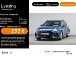 Ascariblau metallic Gebraucht 2024 Audi A3 S-Line Limousine | 33.799 € (Guter Preis)