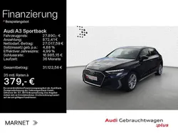 Schwarz Gebraucht 2022 Audi A3 Sportback e-tron S-Line Limousine | 27.890 € (Fairer Preis)