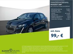 Schwarz Gebraucht 2022 Peugeot 208 Active Kleinwagen | 12.990 € (Guter Preis)