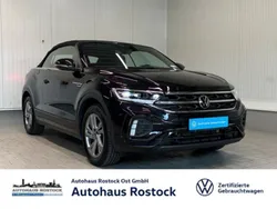 Deep black perleffekt (metallic) Gebraucht 2024 VW T-Roc Cabriolet R-line Cabrio | 34.989 € (Fairer Preis)
