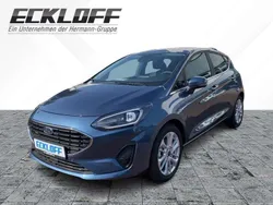 Chroma blau metallic Gebraucht 2023 Ford Fiesta Titanium Kleinwagen | 19.446 € (Fairer Preis)