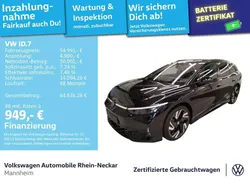 Grenadillschwarz metallic Gebraucht 2025 VW ID.7 GTX Limousine | 54.991 €