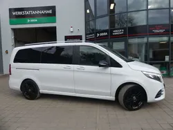 Bergkristallweiß metallic Gebraucht 2021 Mercedes V300 AMG Van / Kleinbus | 48.400 € (Superpreis)