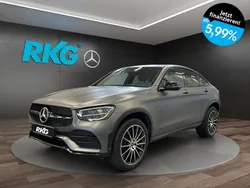 Grau Gebraucht 2021 Mercedes GLC300e AMG Coupé | 44.780 € (Fairer Preis)
