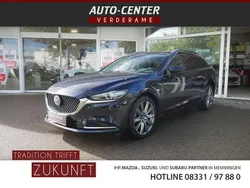 Blau Gebraucht 2023 Mazda 6 Exclusive-Line Kombi | 28.490 € (Guter Preis)