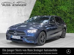 Metalliclack sodalithblau Gebraucht 2024 Mercedes C300e AMG Kombi | 55.850 € (Teuer)