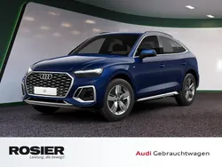 Blau / navarrablau Gebraucht 2025 Audi Q5 Sportback S-Line SUV | 47.440 € (Superpreis)