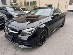 Schwarz Gebraucht 2022 Mercedes C300 AMG line Cabrio | 33.900 € (Fairer Preis)