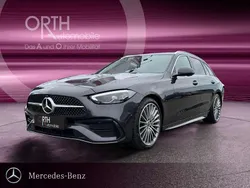 Metalliclack graphitgrau Gebraucht 2024 Mercedes C180 AMG line Kombi | 42.849 € (Teuer)