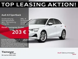 Weiß Gebraucht 2025 Audi A3 Advanced Limousine | 31.080 € (Guter Preis)